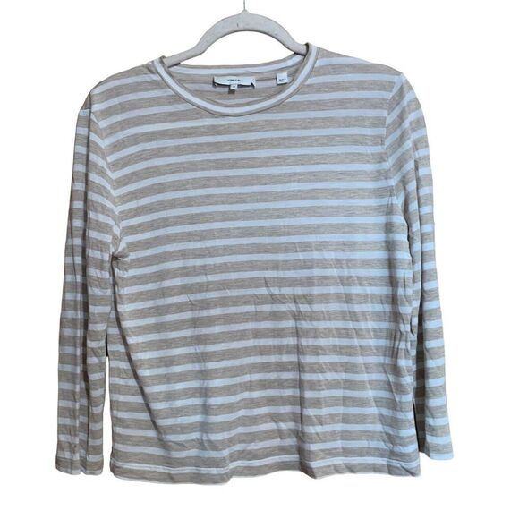 Vince Womens Size Medium Multicolor Stripe Blouse Top - Picture 1 of 7